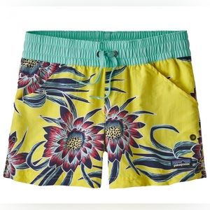 Patagonia Baggies drawstring shorts Hawaiian print water sports